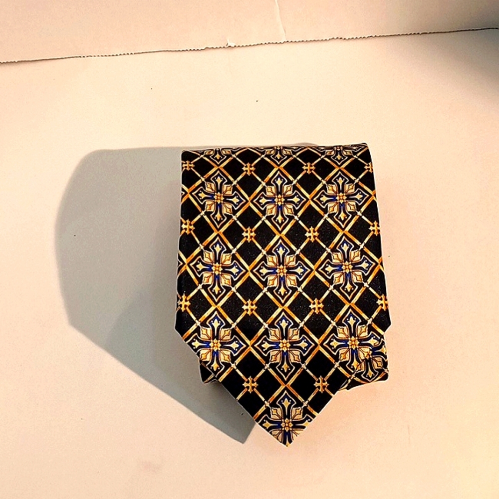 Alfred Dunhill silk neck tie